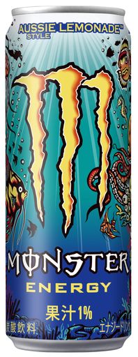アサヒ飲料 モンスター オージースタイルレモネード 缶 355ML×24本 [エナジードリンク]