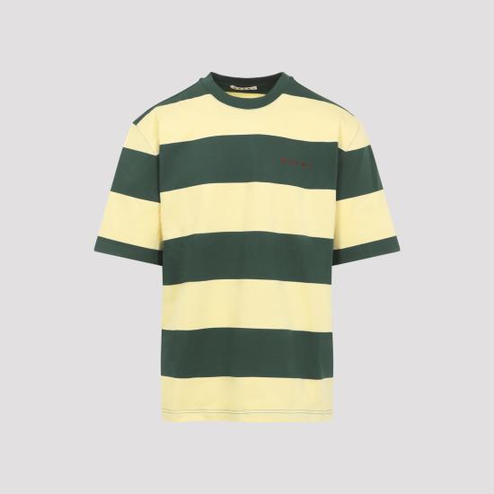 MARNI Men T-Shirts HUMU0287S0 UTC580 STV60 EMERALD YELLOW