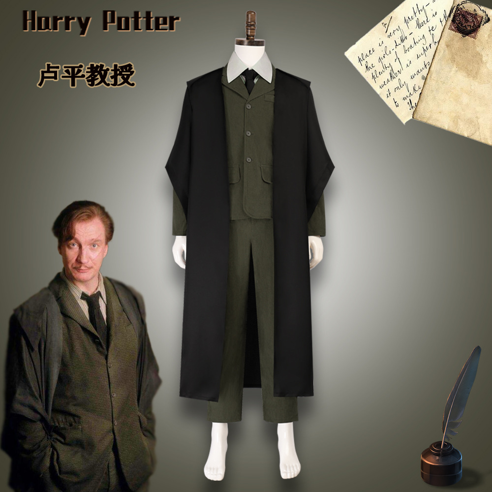 ハロウィンに向けて事前に購入して割引をゲット Halloween Lupine Cos Costume Carnival Cosplay John Lupine Remus Cosplay