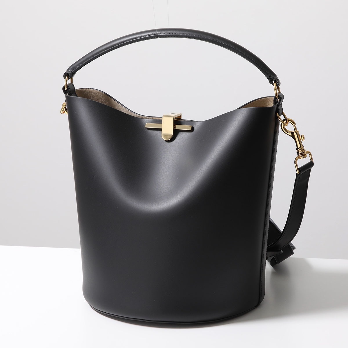 ZANCHETTI ザンケッティ ショルダーバッグ AMBU 718 レディース レザー ハンドバッグ バケットバッグ ポーチ付き 鞄 010