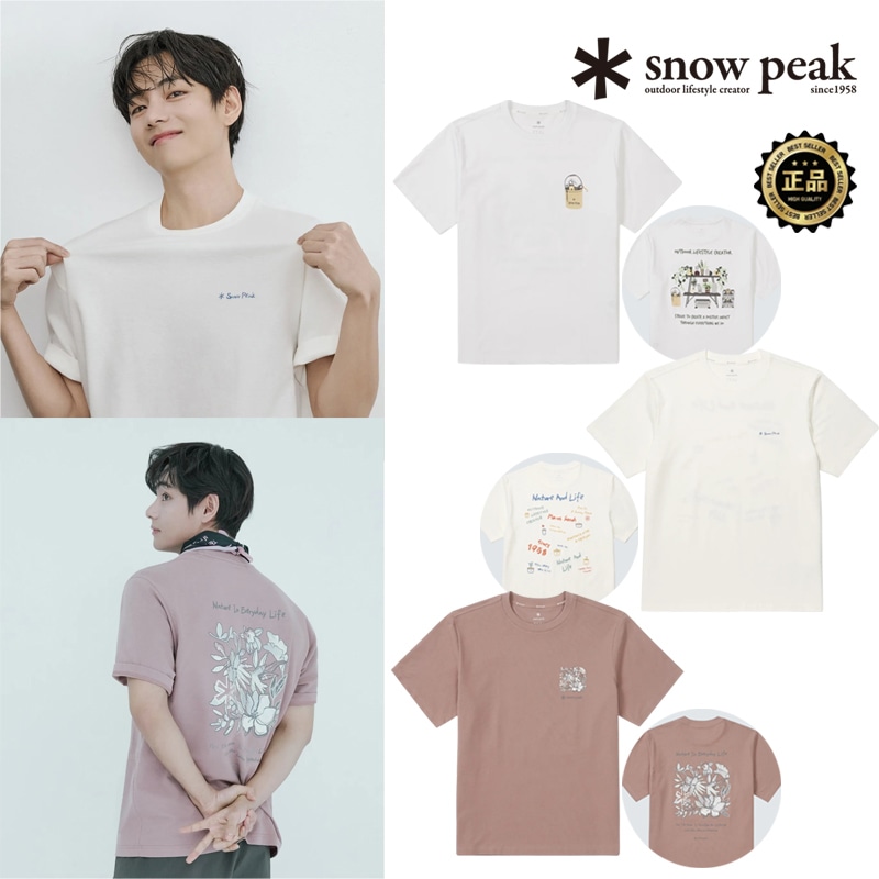 S26MUFTS08 S26MUFTS60 S26MUFTS70 26SS Light Moment with V テテ着用カラー 半袖Tシャツコレクション グラフィックTシャツ デニム