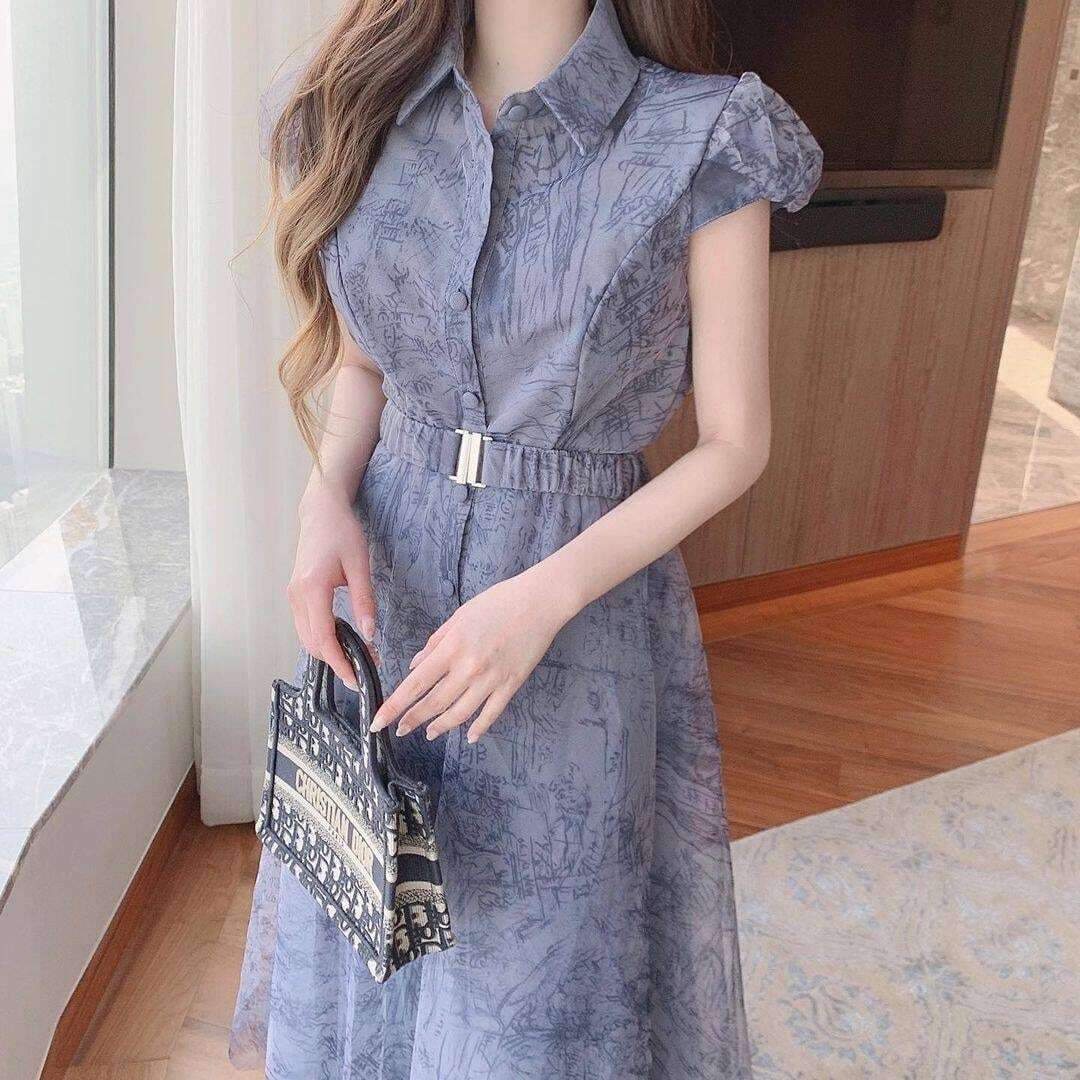 【送料無料】レディース シャツワンピース エレガント ロングワンピース メッシュ レース