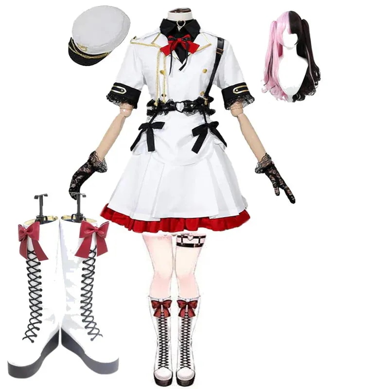 wusuobic[迅速な出荷]橘ひなの コスプレ衣装 たちばなひなの コスプレ ウィッグ追加可 バーチャル コスプレ 衣装 可愛い ハロウィン コスチューム イベント パーティー 変装 仮装