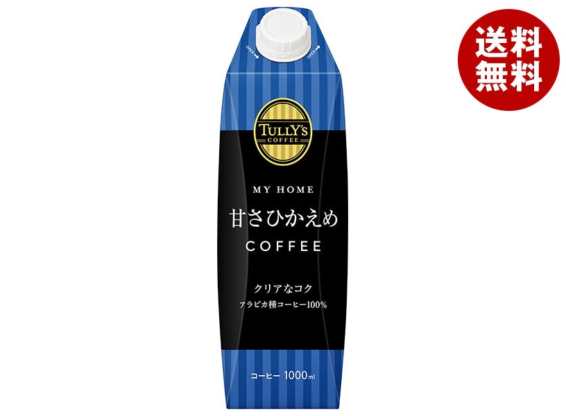 伊藤園 タリーズコーヒー 甘さひかえめ 1L紙パック×6本入×(2ケース)