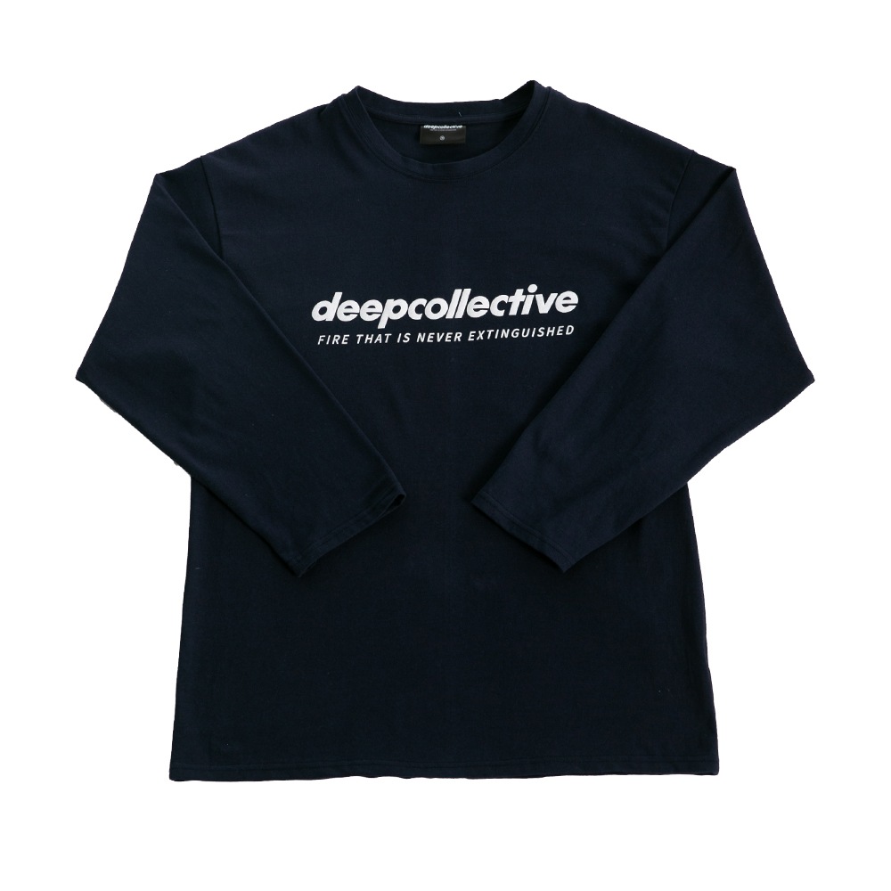 Original Logo Long-Sleeved T-Shirt_Navy