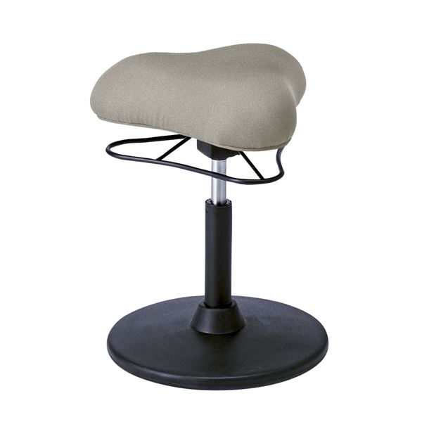 カウンターチェア 幅41cm LOWタイプ ライトグレー スチール 座面360度回転 昇降式 プロポーションスツール リビング ダイニング