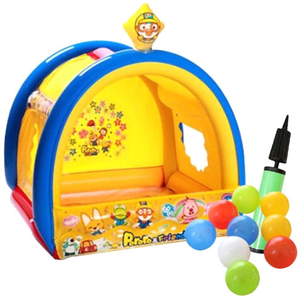 アハトイポロロボールハウス+原色ボール100p+多用途空気注入ポンプランダム出荷/BEST商品