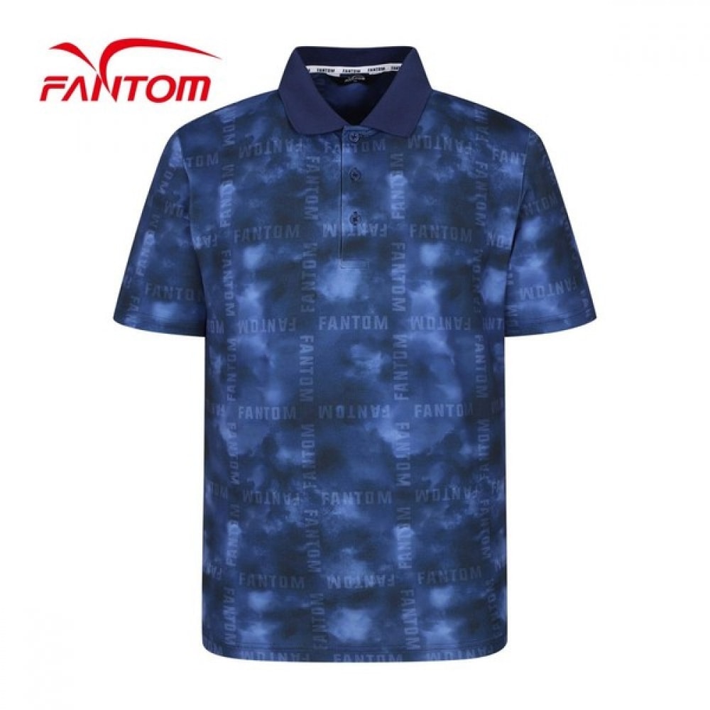 (Phantom) メンズロゴ柄タイダイカラー半袖Tシャツ