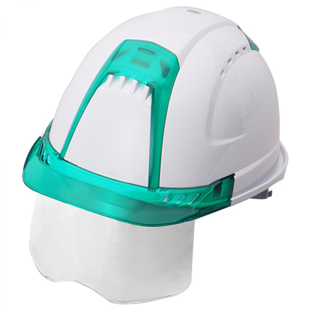 TOYO ヴェンティープラス 白 NO.391F-G-C　シールドレンズ付き 飛来・落下物用 墜落時保護用 ヘルメット 5,223円