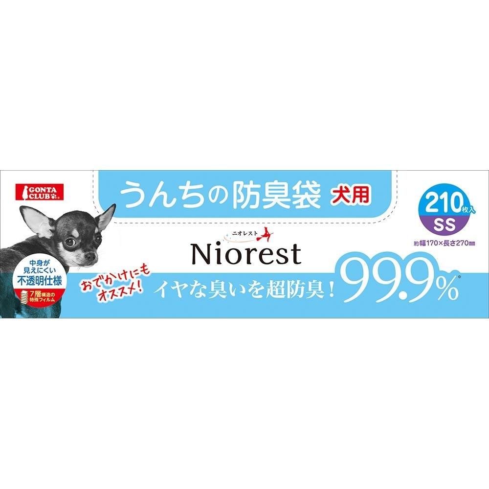 （まとめ買い）ニオレスト うんちの防臭袋SS 210枚犬用 ペット用品 [x3]