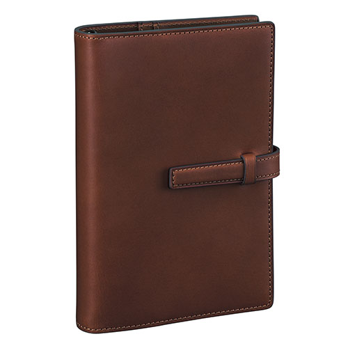ダヴィンチ システム手帳 オールアース (聖書サイズ) 24mm ダークブラウン