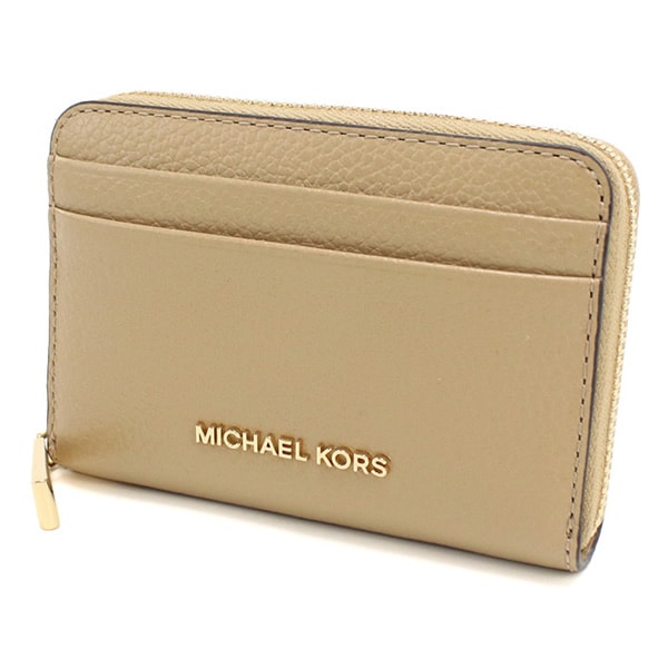 小銭入れ コインケース 32T4GJ6Z5L JET SET CHARM CAMEL ベージュ レザー レディース