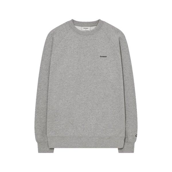 スモールロゴ起毛マンツーマン メランジグレー CO2503CR04MG