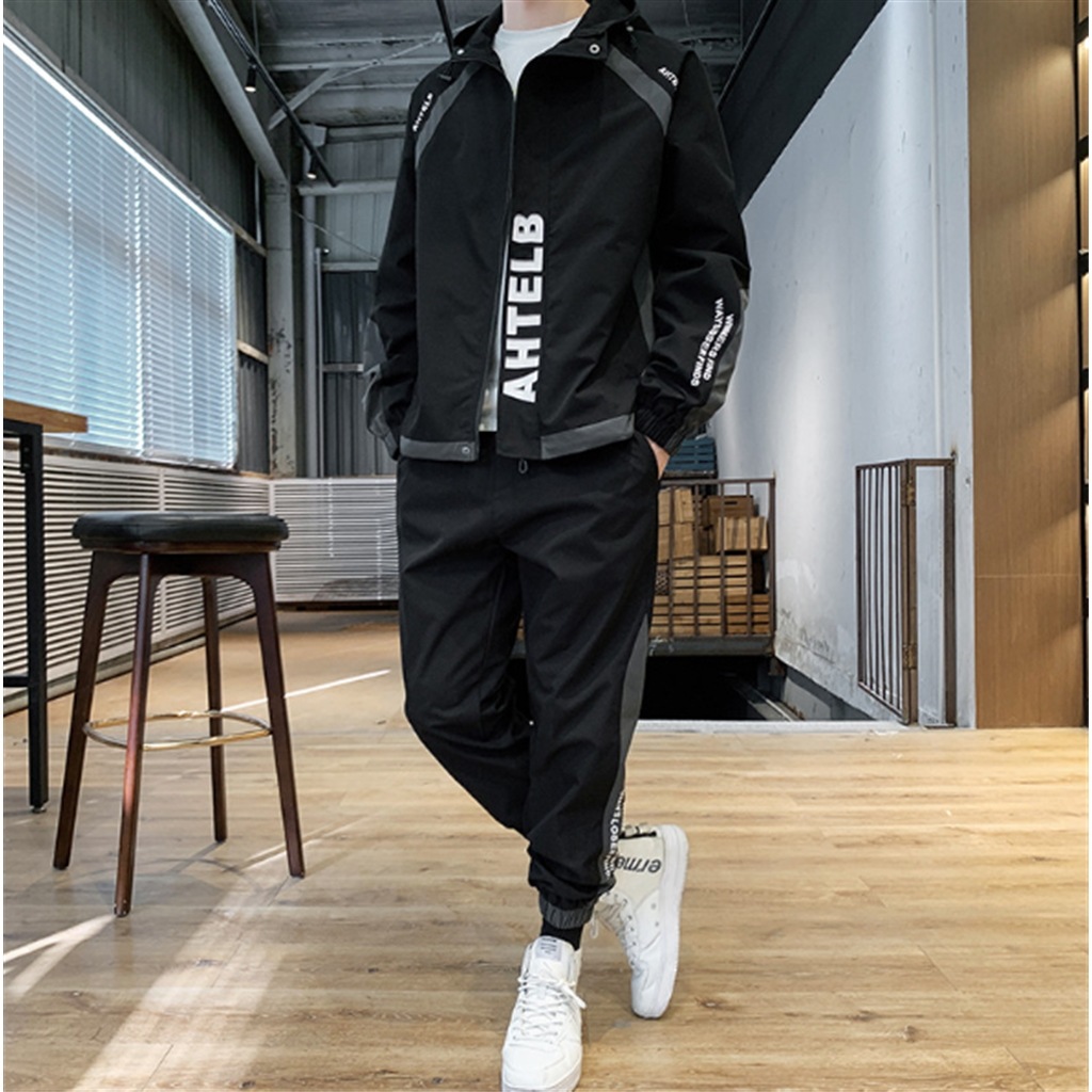 メンズ スウェット ジャージ 上下セットアップ パンツ セットアップ ルームウェア ジャケット スーツ スウェット ジャージ ロング アンクル丈 袖あり 長袖 ワイド ファスナー ポケット 前開き