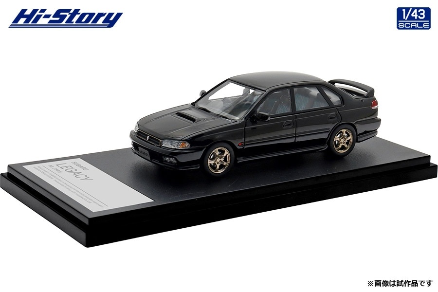 ハイストーリー 1/43 SUBARU LEGACY RS (1997) ブラックマイカ【HS499BK】 ミニカー HS499BK スバル レガシィRS 1997 ブラックマイカ