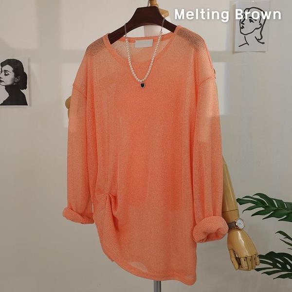 女性夏ニット女性ネットニットSE24