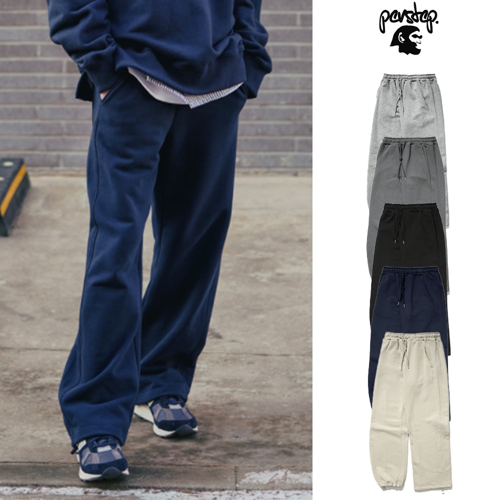 ★韓国の人気★【PERSTEP】★SALMON HEAVY SWEAT PANT.S★ PERSTEP] SALMON HEAVY SWEAT PANTS ロングパンツ