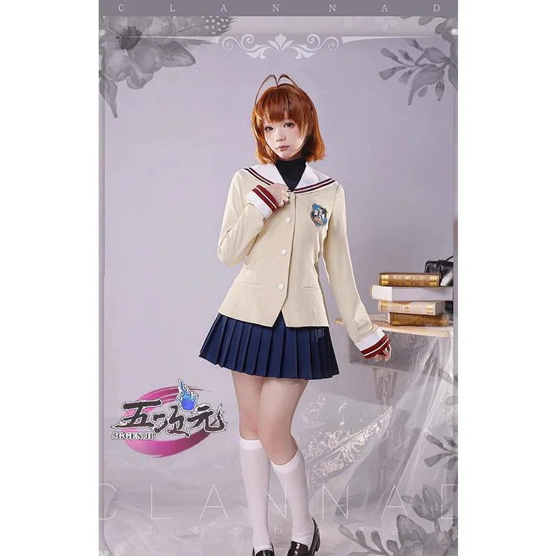 即納あり ICOS　clannad　クラナド　コスプレ　古河 渚　私立光坂高等学校　制服　衣装　ins大人気 ウィッグ　髙!品!質