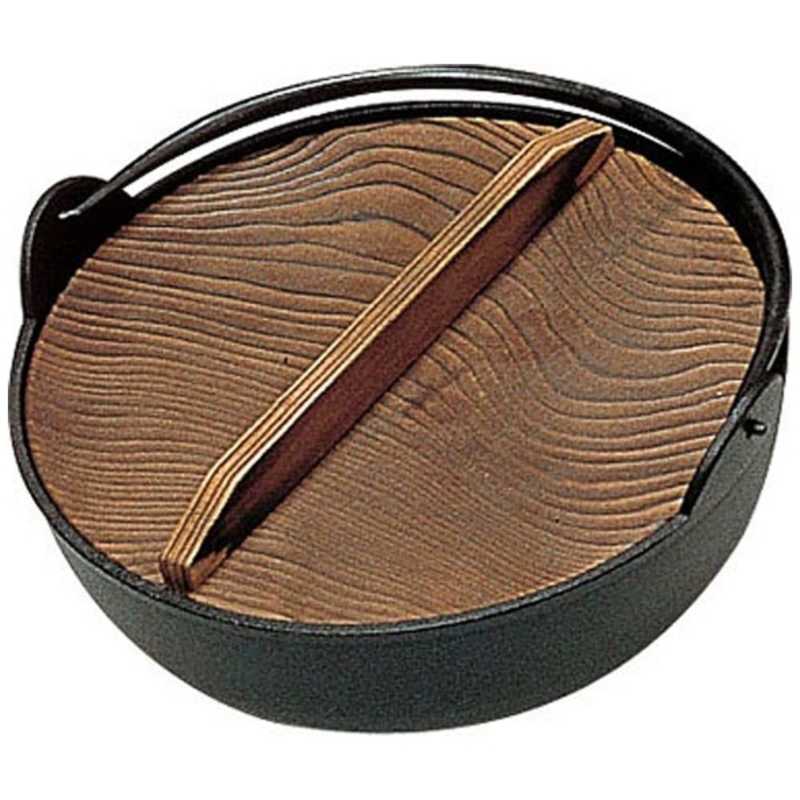 東伸販売　IH非対応 五進 アルミ田舎鍋(シリコンフッ素加工) 18cm　QIN10018