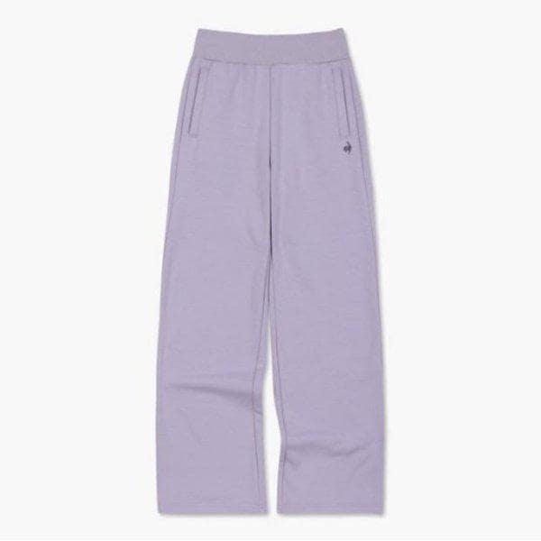 パンツ JQS QP422OFPO2-GPP 女性 メロウ ストレート パンツ / GREY PURPLE