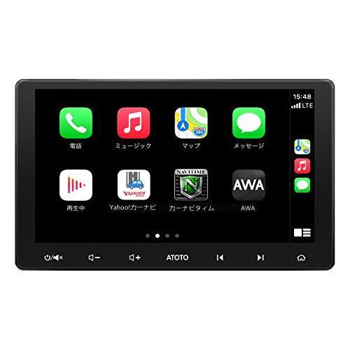ATOTOカーオーディオプレーヤー Android Auto＆CarPlay接続 Bluetoothハンズフリー/ A2DP 電話ミラーリン（AutoLink）急速充電 USB / SD（最大2TB）