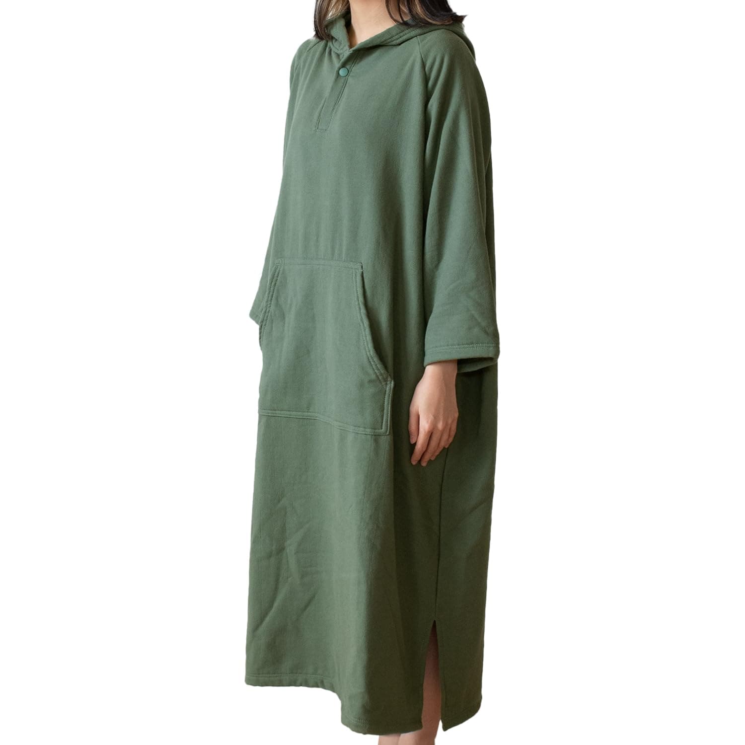 ブルーム お着替えポンチョ バスローブ バスポンチョ タオル地 レディース サウナポンチョ サーフポンチョ 着替えタオル ママ ワンオペ 大人 お風呂上り 速乾 吸水 綿100％ ポケット付き