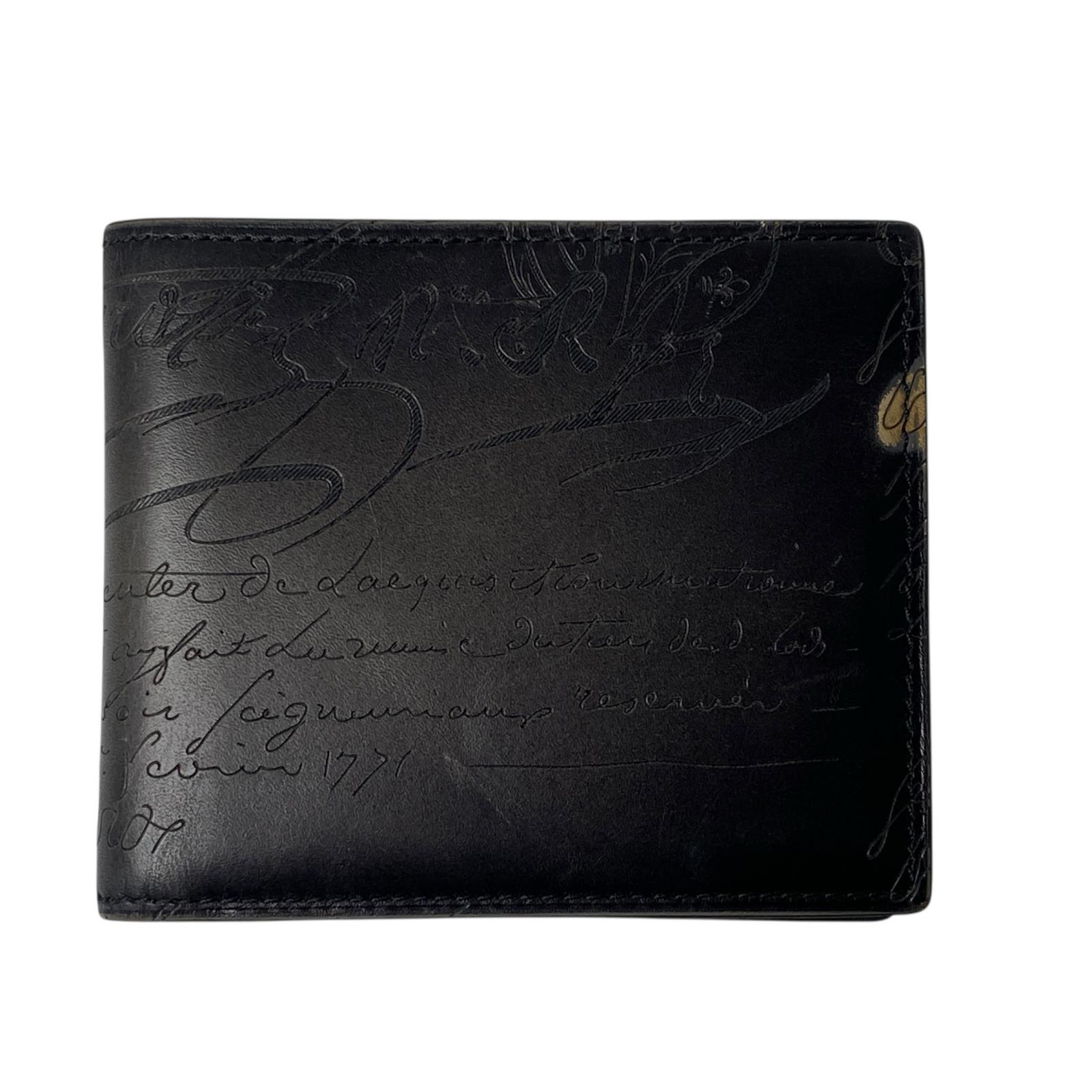 美品 ベルルッティ Berluti MACORE NEO マコレ ネオ 二つ折財布 訳あり メンズ