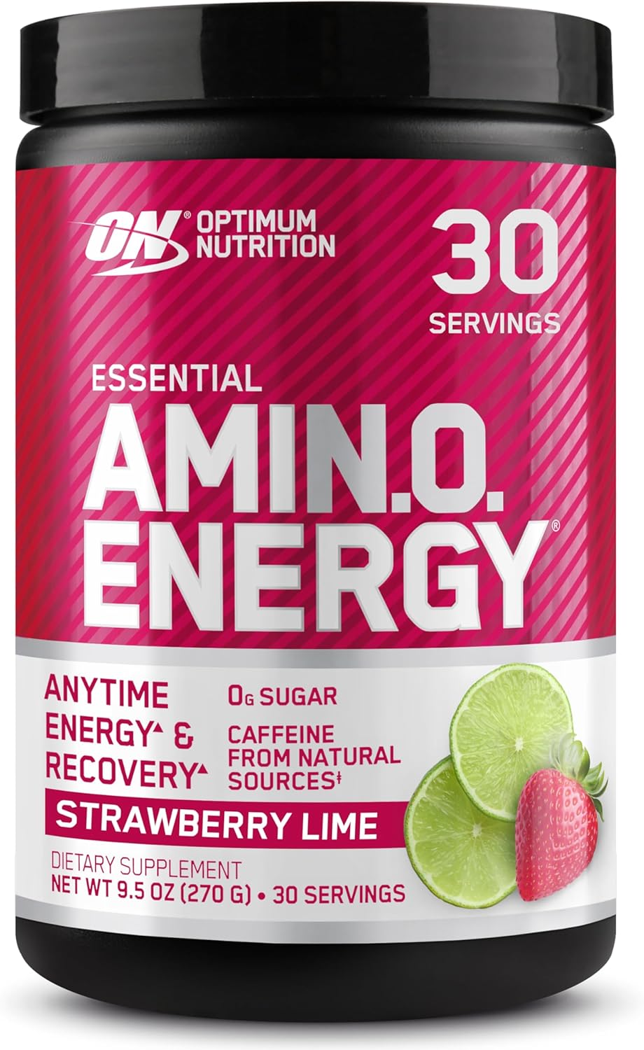 Optimum Nutrition Amino Energy - Pre Workout Strawberry Lime, 30 Servings