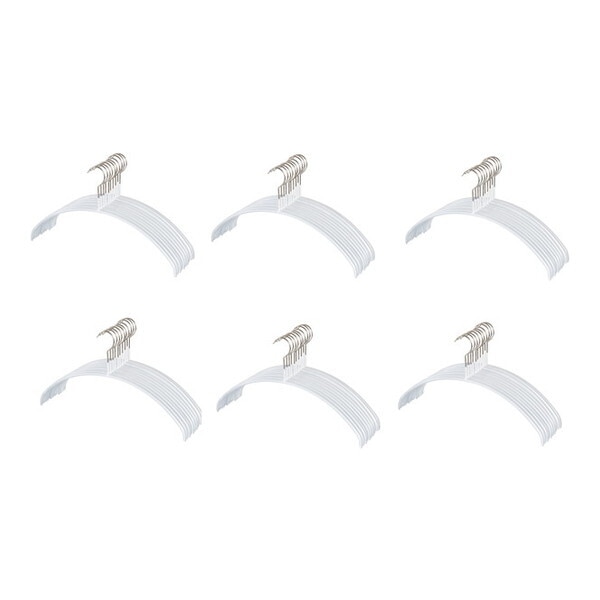 120240 人体ハンガー ホワイト 60本組