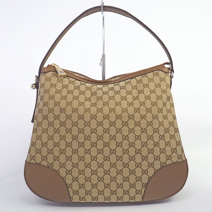 【未使用品新古品】グッチ ワンショルダー ゴールド金具 GGキャンバス レディース 【ショルダーバッグ】