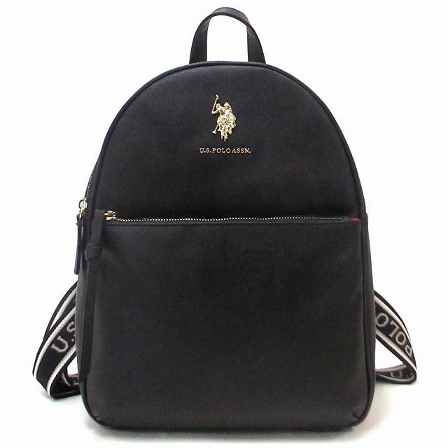 U.S. POLO ASSN. ユーエスポロアッスン リュック バックパック ブラック ロゴ 27A344AA BLCK