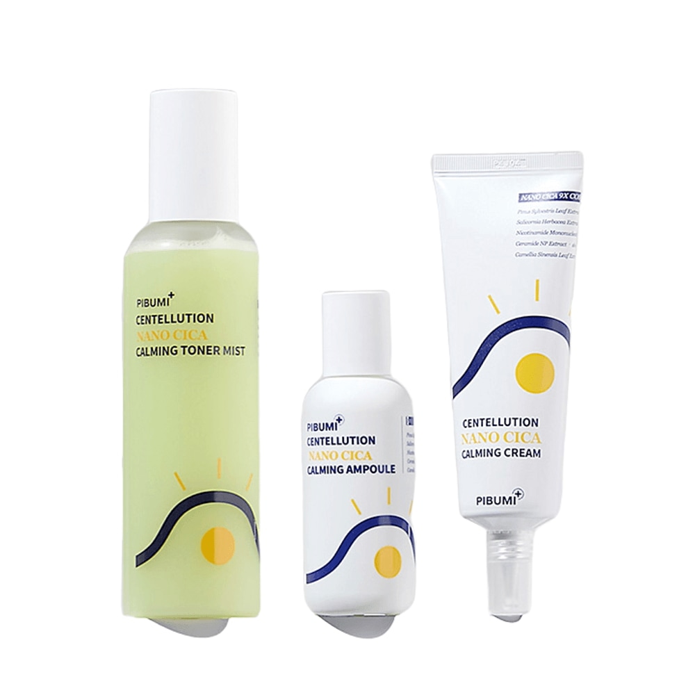 [夏ブルフ] 肌美 ナノシカ カミング&水分 「チャプ-土」 3種SET