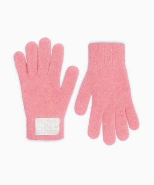 RENNYRENNIE_RENNY WOOL GLOVES [ CORAL PINK ]