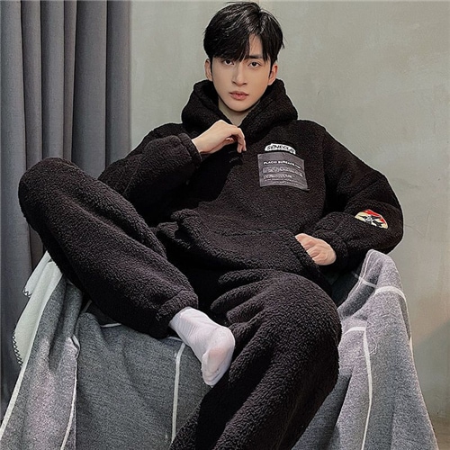 メンズ もこもこ パジャマ メンズ 上下 セットアップ 暖かい ルーム ウェア メンズ 寝巻きメンズ