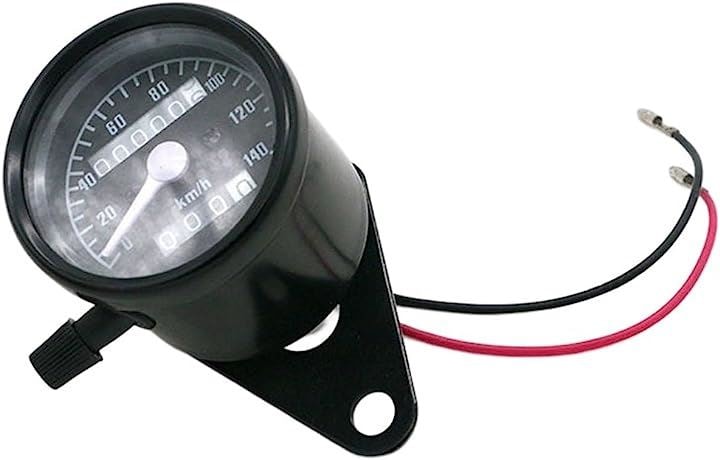 Qoo10] New Trip スピードメーター バイク用 12V 汎用 : カー用品
