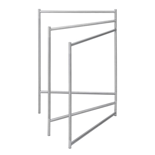 インテリア 物干しスタンド/洗濯物干し タオルスタンド 幅64cm ステンレス 折りたたみ収納可 PORISH