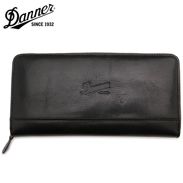 ラウンド ロングウォレット [B-016/688839-0001] メンズ 長財布 革製 BLACK 正規取扱店