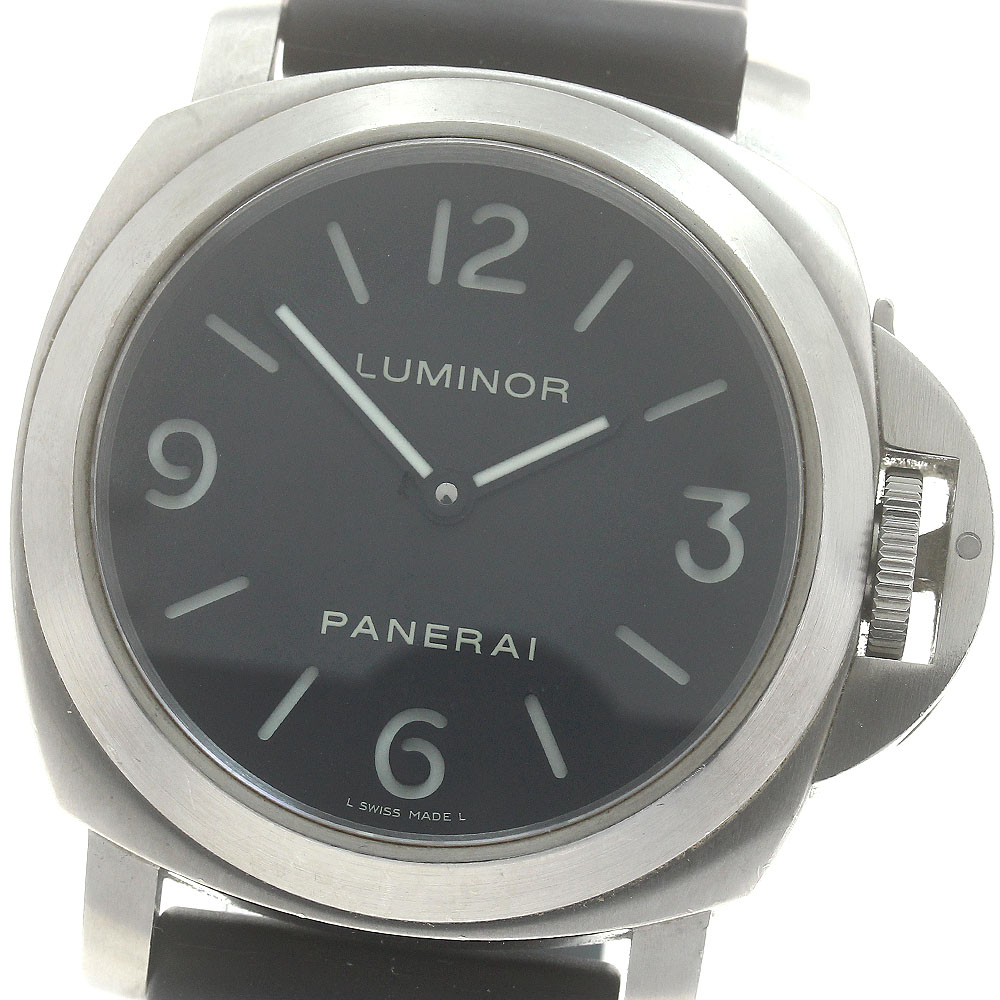 パネライ PANERAI PAM00176 ルミノール ベース 手巻き メンズ 内箱付き_881979【中古】