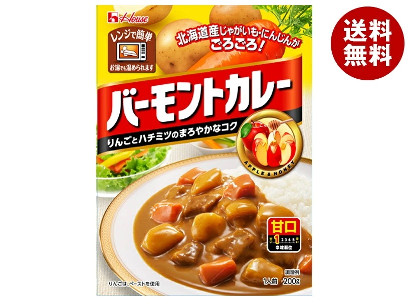 ハウス食品 バーモントカレー 甘口 200g×30個入