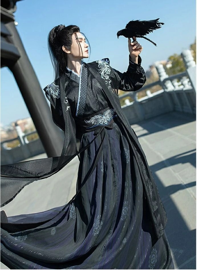 3点セット イケメン漢服 メンズ びじゃ じきょ マント ベルト付き オリジナル 豪華 長袖 男女兼用 華やか チャイナ服 コスプレ 古典 仮装 学園祭 文化祭 コスチューム 中華コスプレ ドラマ