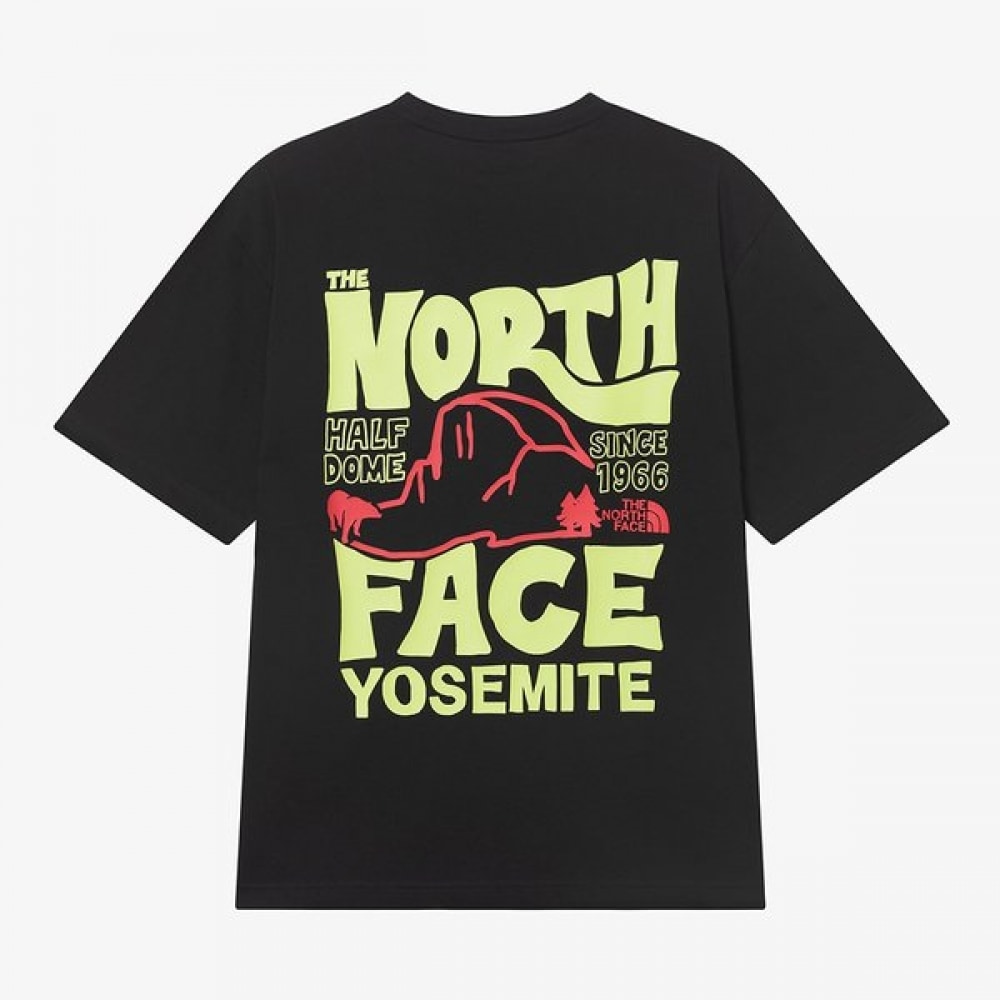 ノースフェイス ホワイトラベル ハーフドーム 半袖ラウンドTシャツ BLACK NT7UR07J