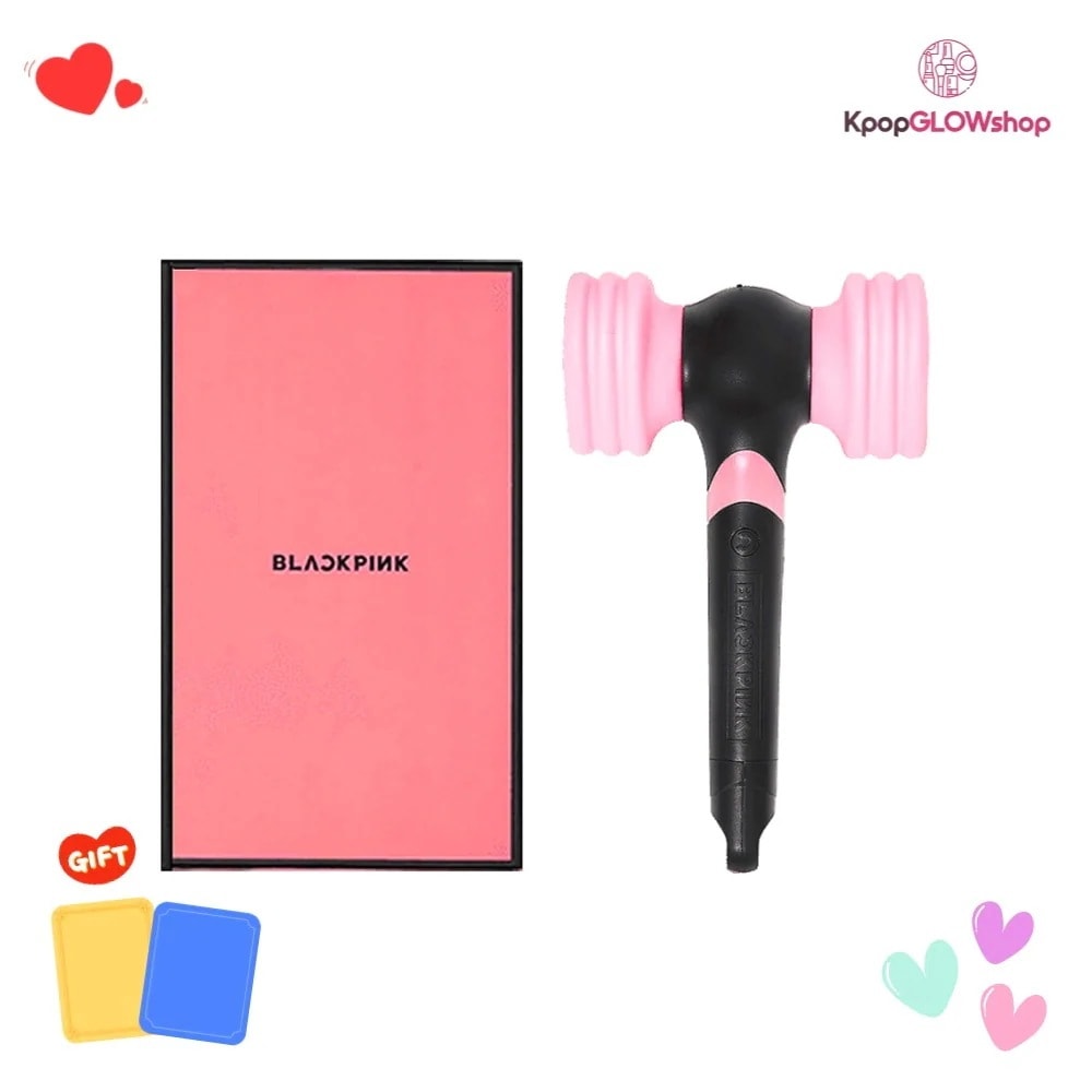[公式 ] BLACKPINK OFFICIAL LIGHT STICK Ver. 2 ペンライト 公式 グッズ / 韓国正規品 (+ 非公式 トレカ ランダム 贈呈)