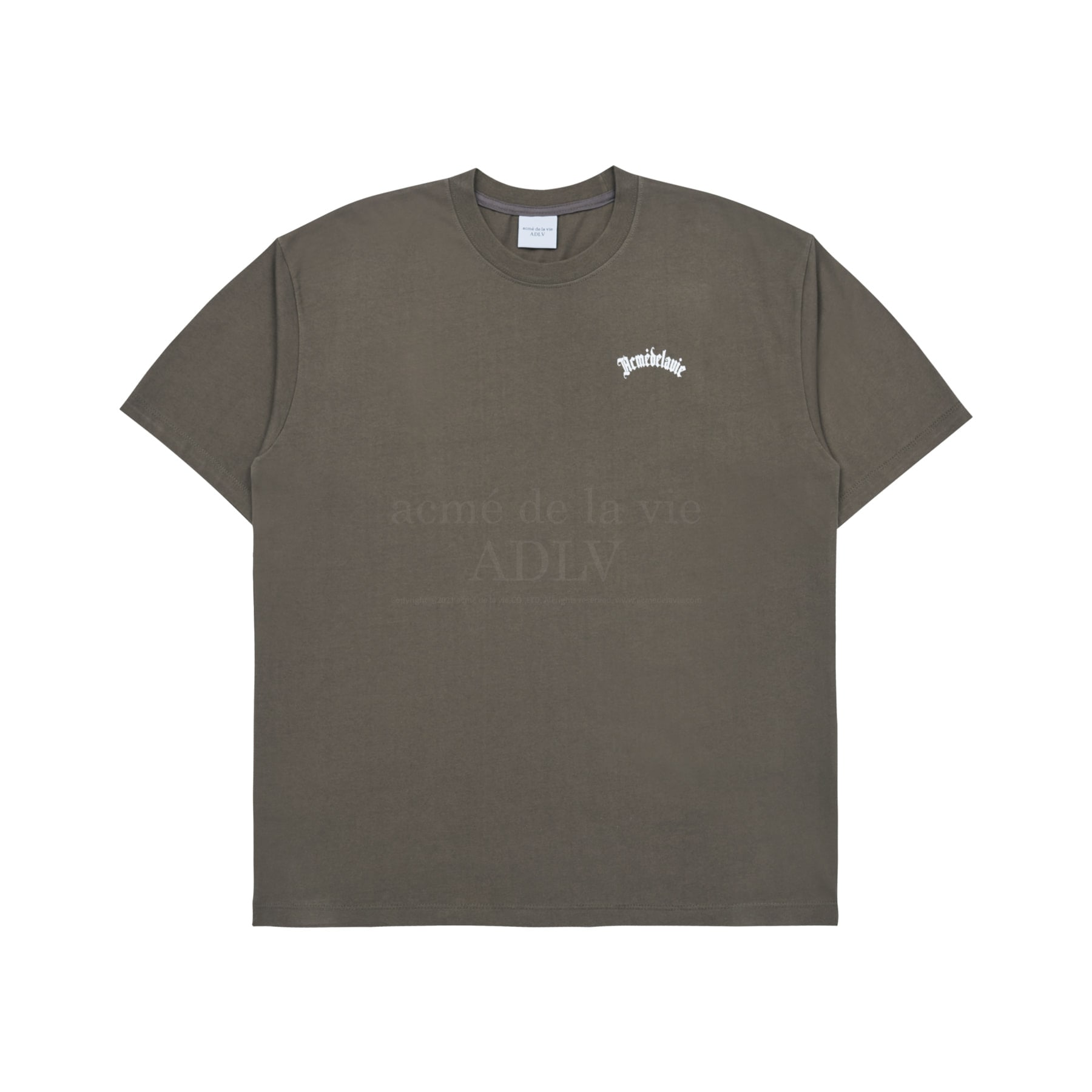 【ACME DE LA VIE】 GOLD CHAIN BEAR DOLL SHORT SLEEVE T-SHIRT : COCOA ( BLACKFINK LISA )