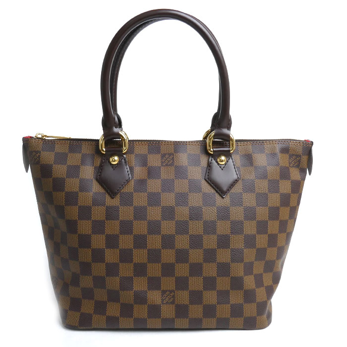 LOUIS VUITTON ルイヴィトン サレヤPM トートバッグ ダミエ ブラウン N51183 VI4097 レディース 中古 美品