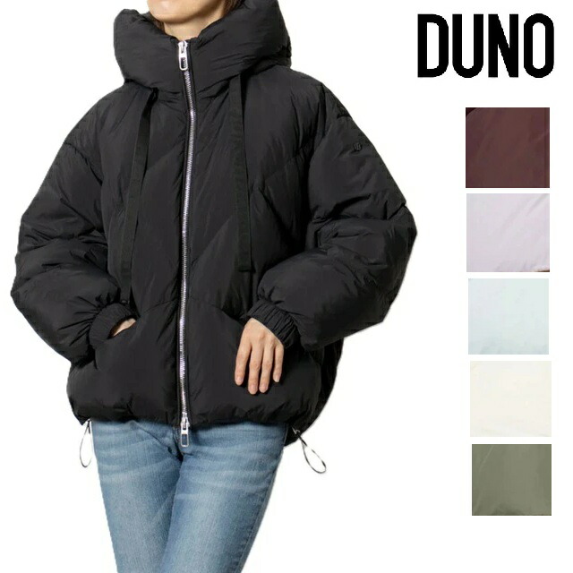 DUNO デュノ PEGGIE ダウンジャケット ダウンコート レディース ナイロン コート ミドル丈 2024AW