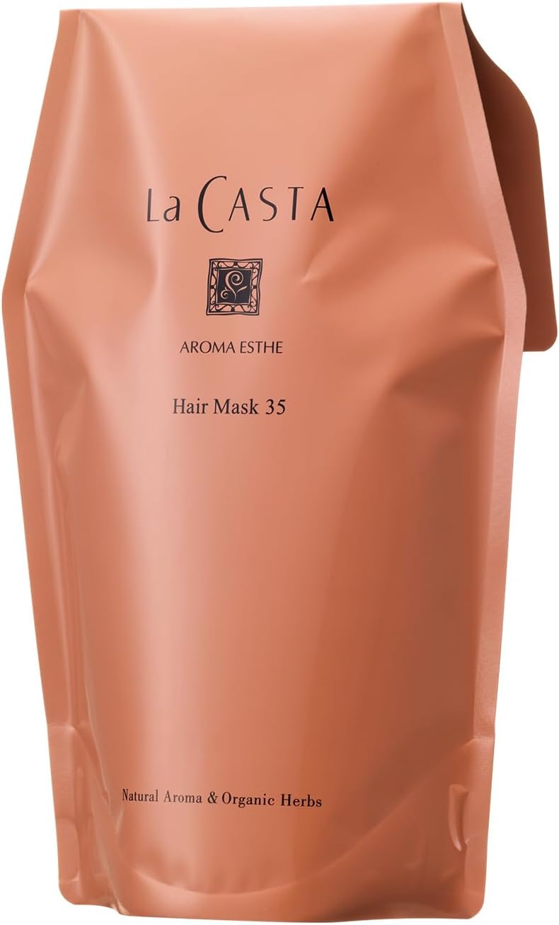 La CASTA ラ・カスタ トリートメント アロマエステ ヘアマスク35 詰め替え オーガニック 600g しっとりまとまりのある髪に 日本製 天然アロマ