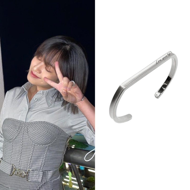 [イジュヨン/G-DLE/EXID LE/チェヨジン/パクソルミ着用] フリーダラブバングル 韓国ファッション 韓国人気正規品