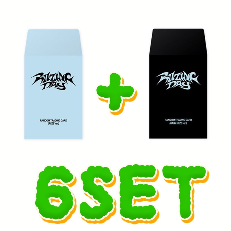 【6SET】RIIZE FAN CONCERT RIIZING DAY RANDOM TRADING CARD 公式 グッズ トレカ
