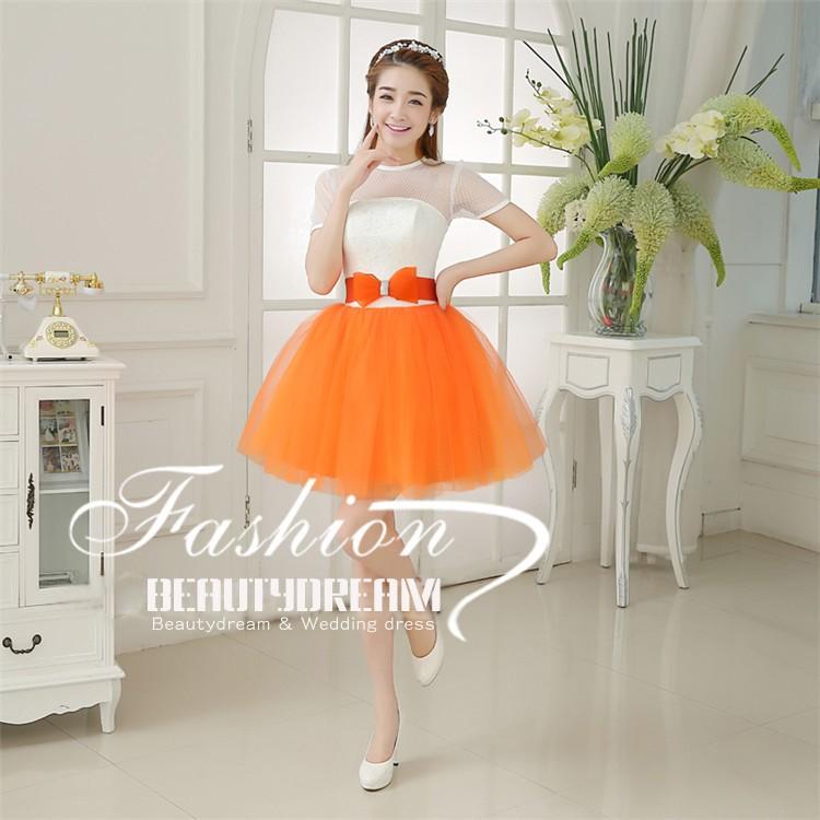 豪華カラードレスウェディングドレス花嫁ミニドレス高級ドレス可愛い花ウエディングドレス極めて豪華可愛い姫系-435 4,777円