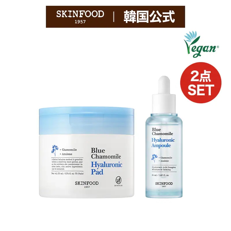 SKINFOOD スキンケアセット レモングラスナイアシンアミド セラム＆パッドセット スキンケア